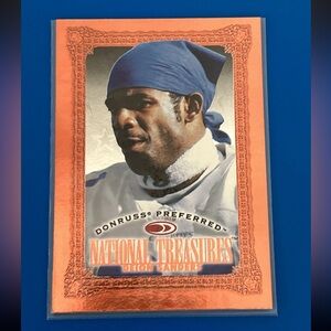 Vintage Deion Sanders 1997 Dallas Cowboys Football Card